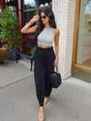 Ramona Barrel Sweatpants in Black