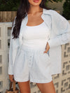Austin Stripe Shorts - Stitch And Feather