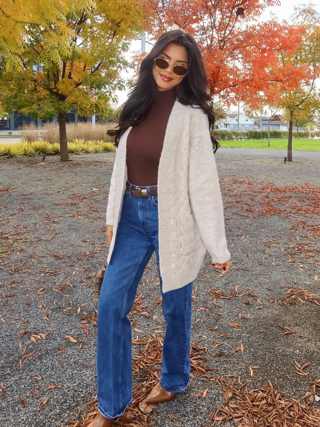 Leona Braided Knit Cardigan