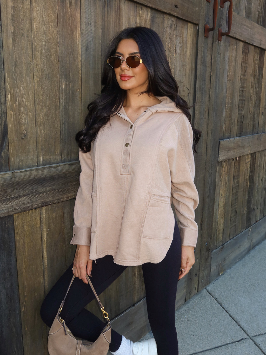 Brown Sugar Hooded Pullover