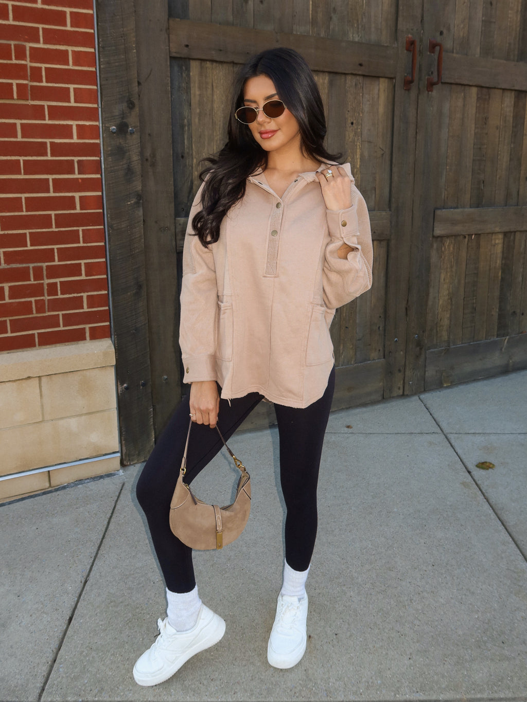 Brown Sugar Hooded Pullover