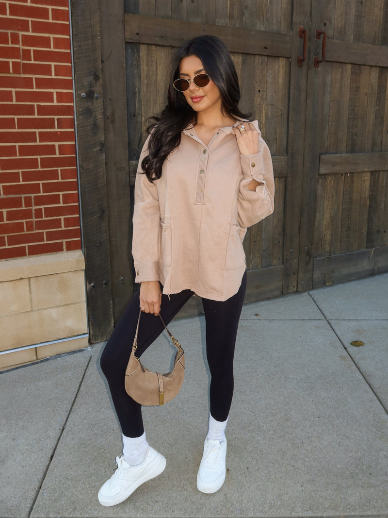 Brown Sugar Hooded Pullover