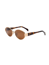 Lennox Sunnies in Gold/Brown - Stitch And Feather