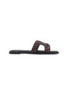 Gordy Sandal in Leopard - Stitch And Feather