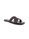 Gordy Sandal in Leopard - Stitch And Feather