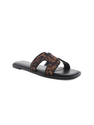 Gordy Sandal in Leopard - Stitch And Feather