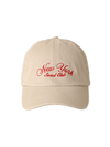 New York Social Club Baseball Cap in Beige - Stitch And Feather