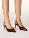 Oskanna Slingback Heel in Dark Cacao
