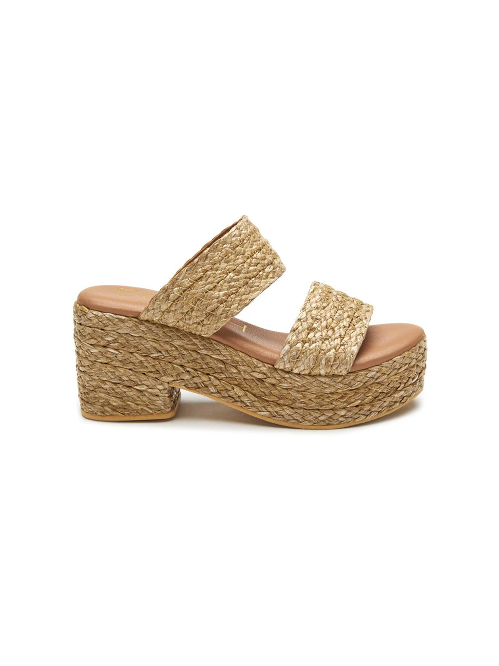 Ocean Ave Wedge in Cognac - Stitch And Feather