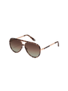 High Profile Sunnies in Brn/Tort - Stitch And Feather