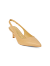 Grazia Slingback Heel in Natural - Stitch And Feather