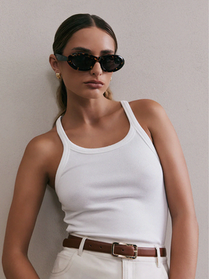 Ada Belt in Tan - Stitch And Feather