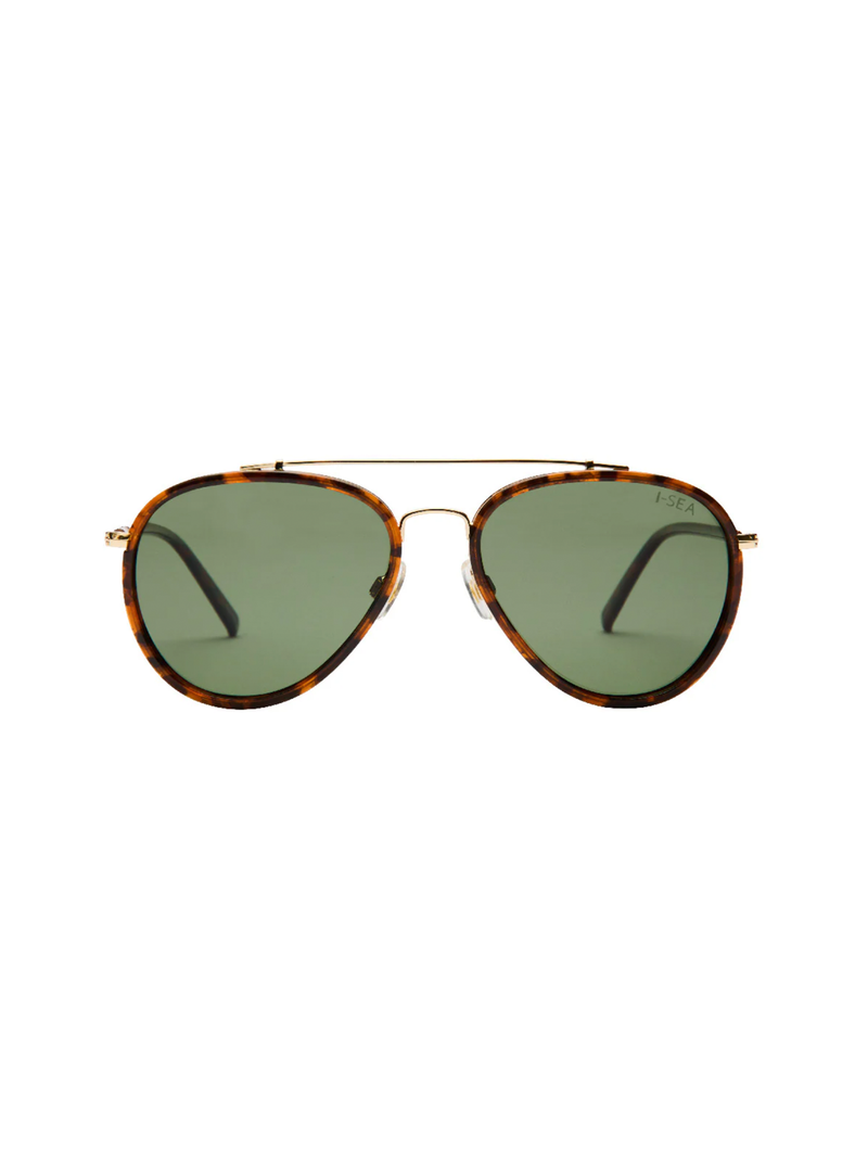 Tatum Sunnies in Tort/Green - Stitch And Feather