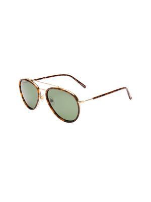 Tatum Sunnies in Tort/Green - Stitch And Feather