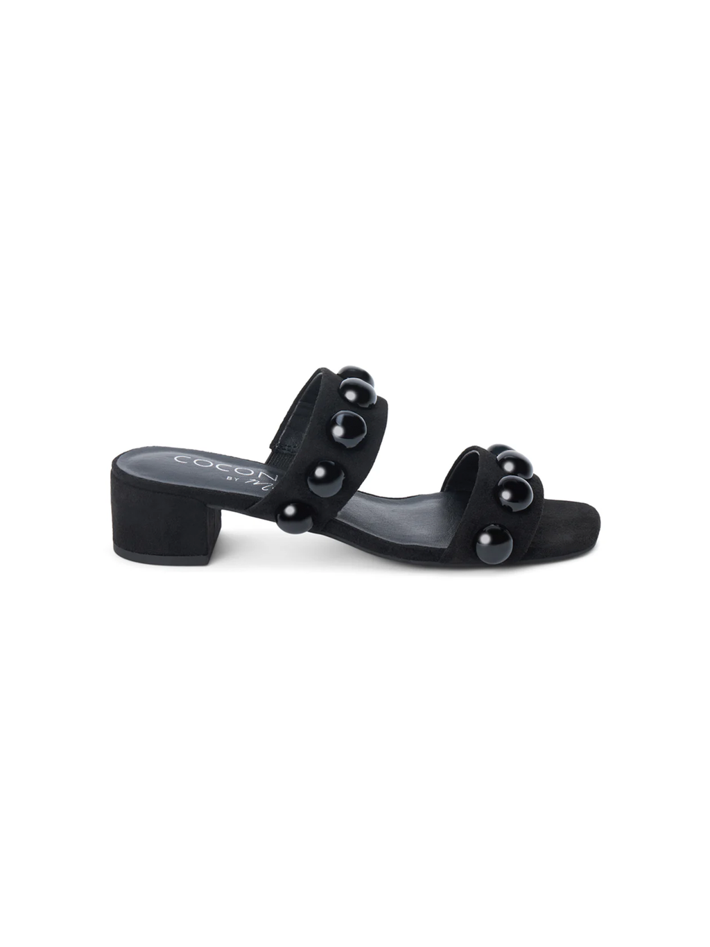 Venus Heeled Sandal in Black - Stitch And Feather