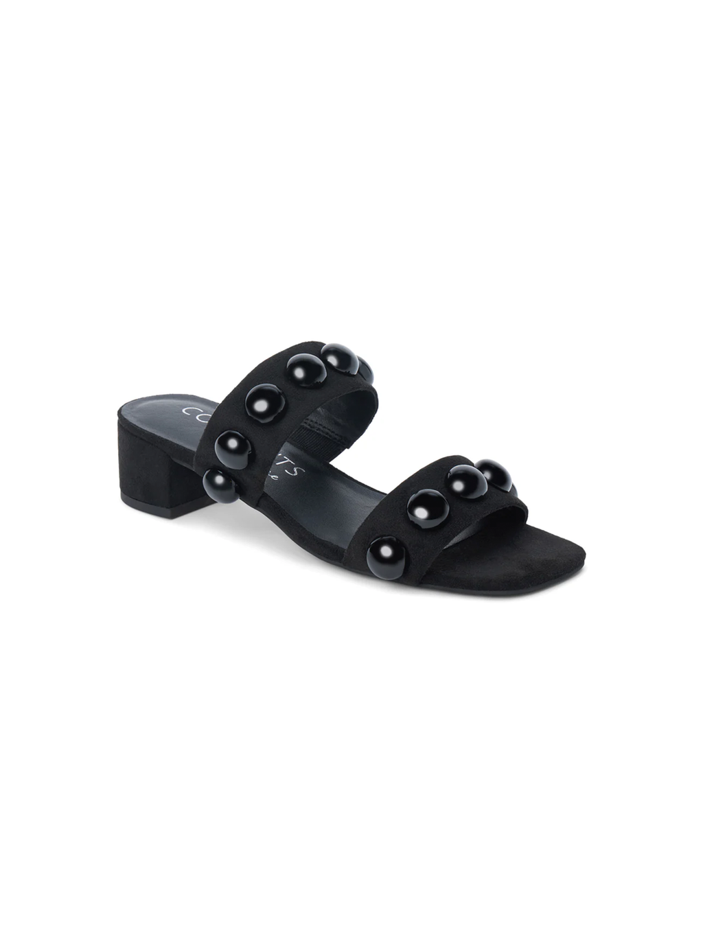 Venus Heeled Sandal in Black - Stitch And Feather