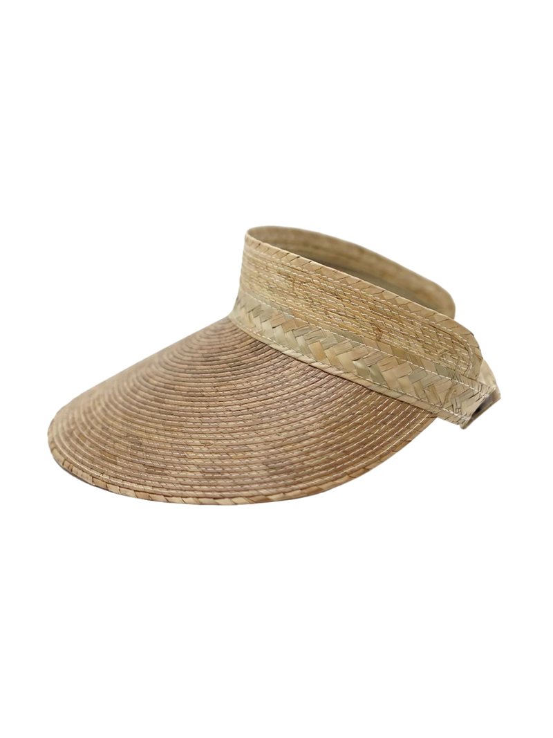 Samba Palm Leaf Visor - Stitch And Feather
