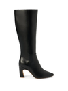 Willow Knee High Boot in Black - Stitch And Feather