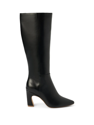 Willow Knee High Boot in Black - Stitch And Feather