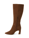 Willow Knee High Boot in Brown - Stitch And Feather