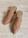 Stephanie Woven Mule in Light Taupe - Final Sale - Stitch And Feather