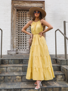 Ainslee Cut Out Dress in Mustard - Final Sale - Stitch And Feather