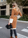 Hudson Suede Sherpa Coat - Final Sale - Stitch And Feather