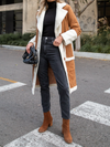 Hudson Suede Sherpa Coat - Final Sale - Stitch And Feather