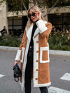 Hudson Suede Sherpa Coat - Final Sale - Stitch And Feather