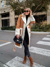 Hudson Suede Sherpa Coat - Final Sale - Stitch And Feather