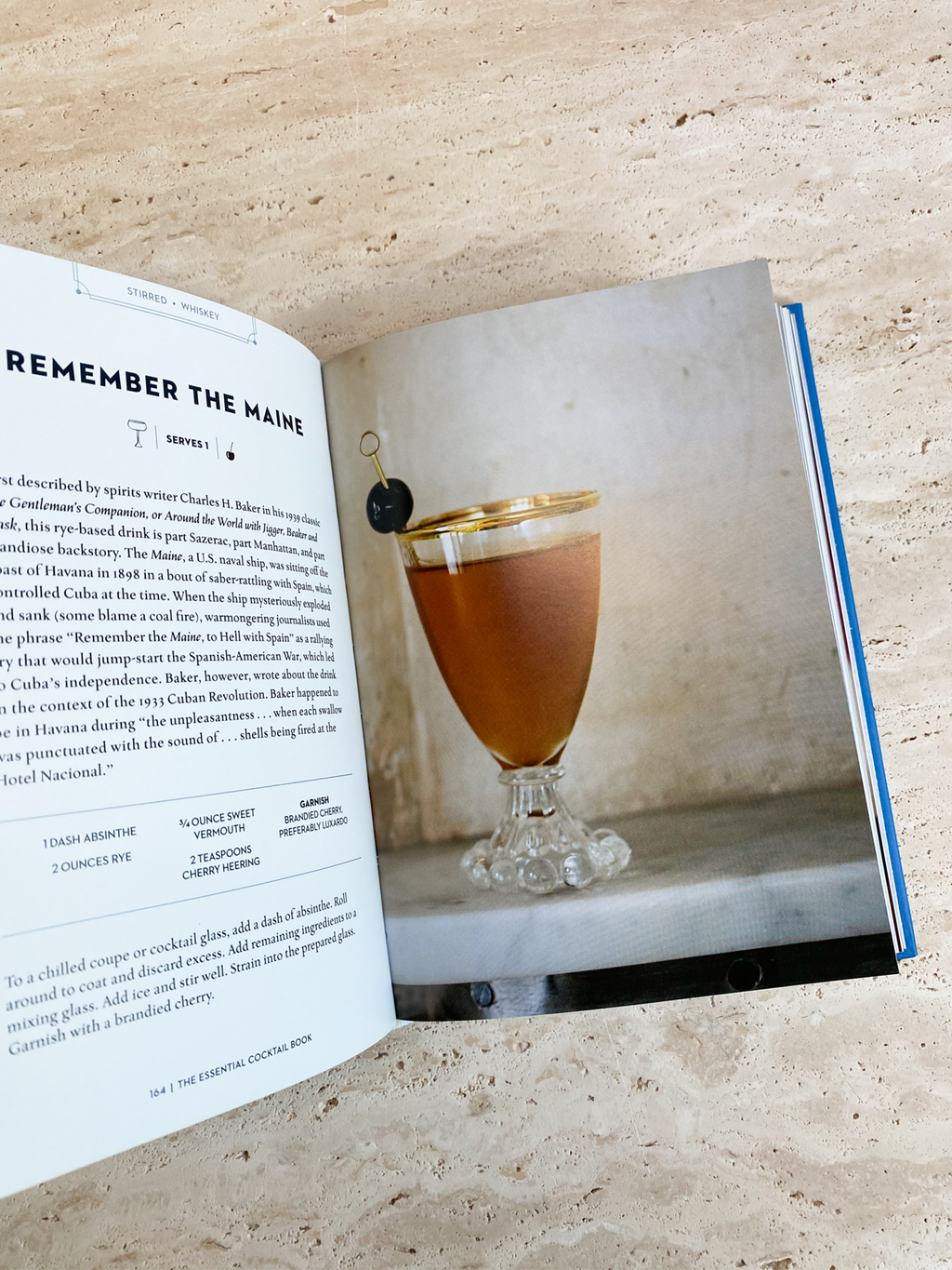 Essential Cocktails Book - Stitch And Feather