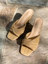 Jovie Wedge Sandals in Camel - Stitch And Feather