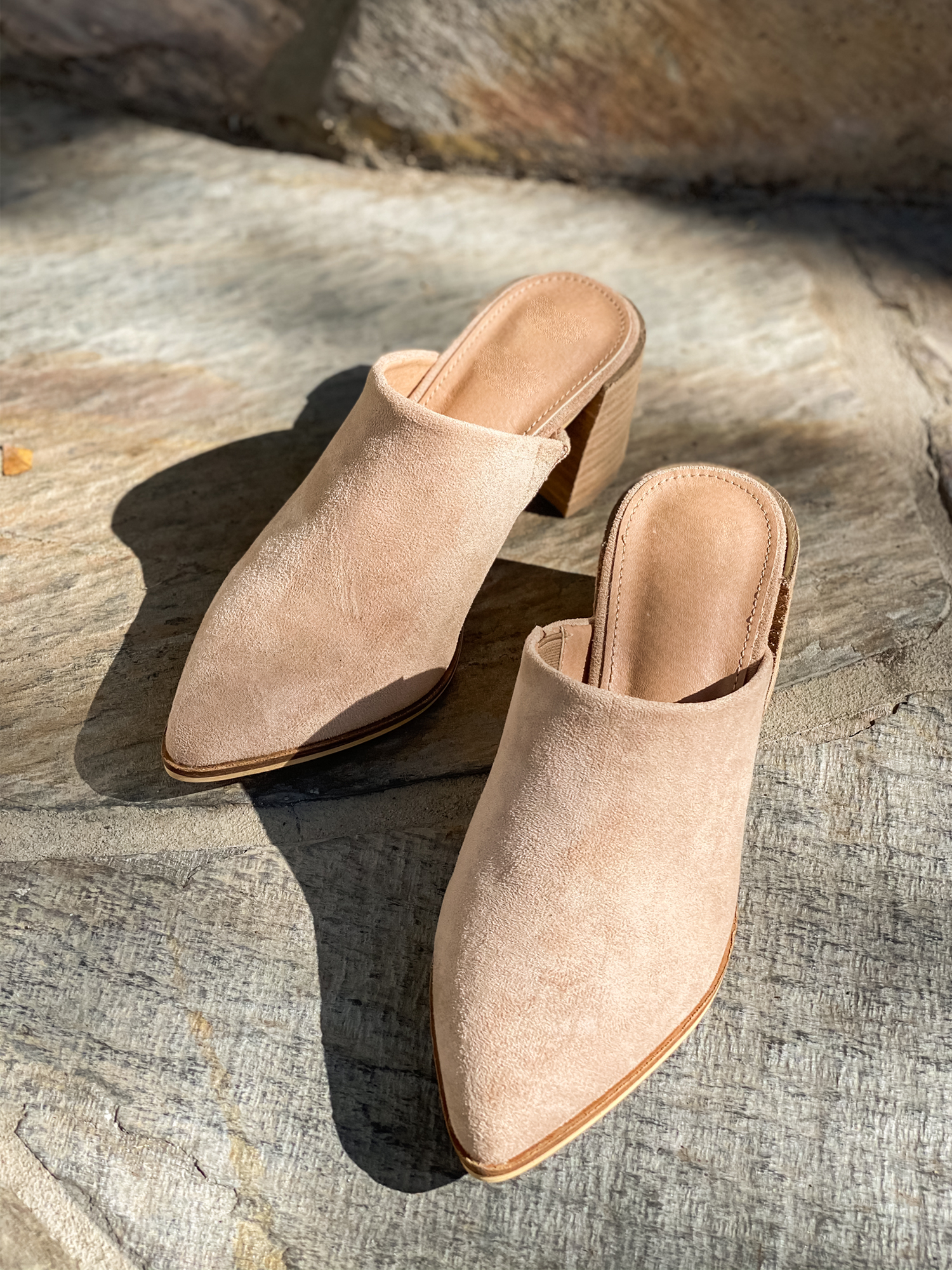 Stephanie Mule in Taupe Final Sale