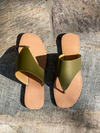 Vermont Sandal in Olive - Stitch And Feather