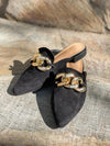 Gem Loafers in Black - Stitch And Feather