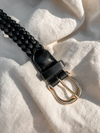 Classic Braided Belt in Black - Stitch And Feather