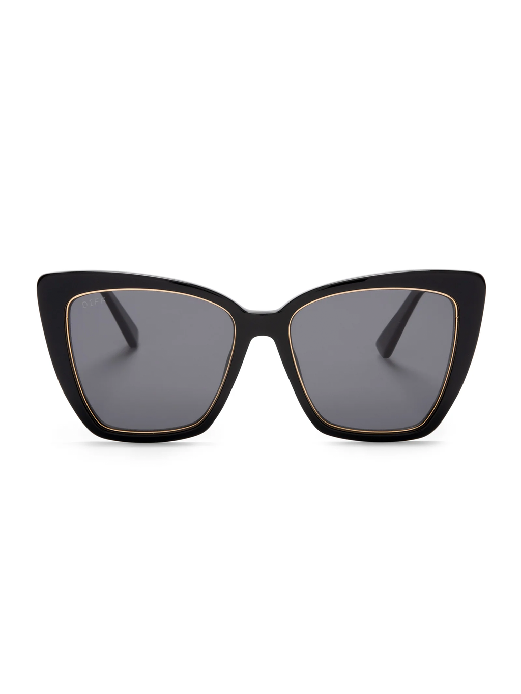 Becky IV Sunnies in Black Grey Polarized - Stitch And Feather