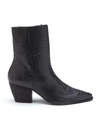 Caty Boot in Black Snake - Stitch And Feather