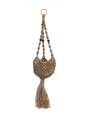 Jute Hanging Planter - Stitch And Feather
