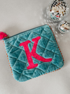 Monogram Pouch - Stitch And Feather