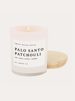 Palo Santo Patchouli Soy Candle - Stitch And Feather