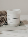 Relaxation Soy Candle - Stitch And Feather